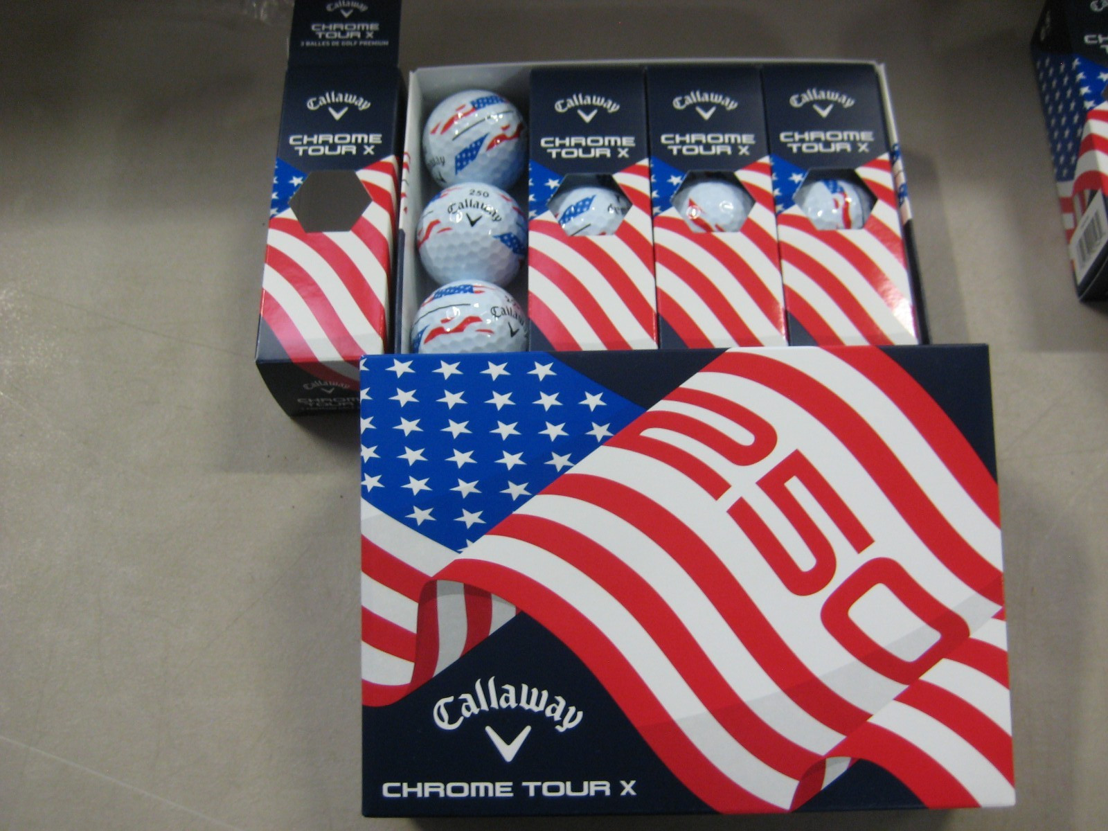 1 dozen BRAND NEW 2026 Callaway Chrome Tour X 250 Years USA