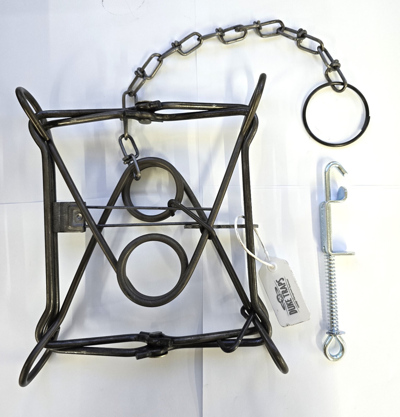 (PACK 5) Duke 220 Body Grip Traps w/Safety Tool, 0420 Fisher, Groundhog, Raccoo