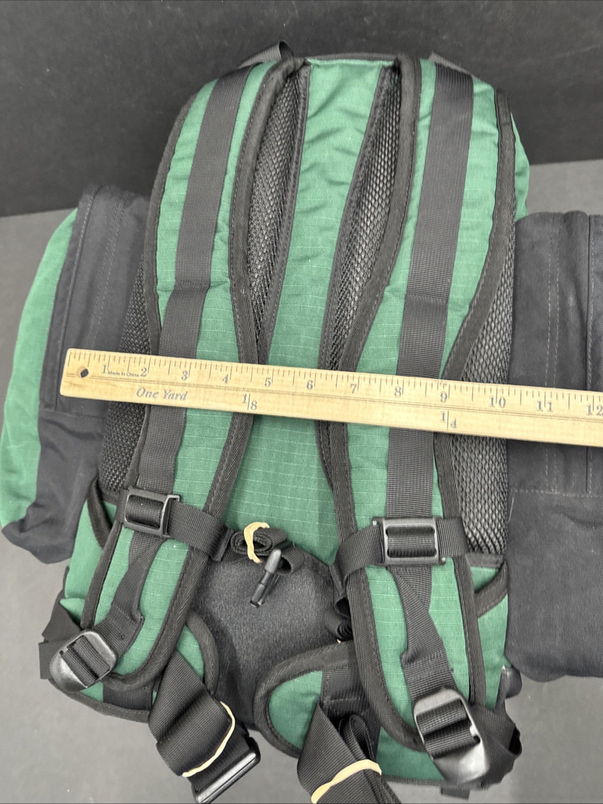 REI Alpine Frameless Overnight Backpack Green and Black