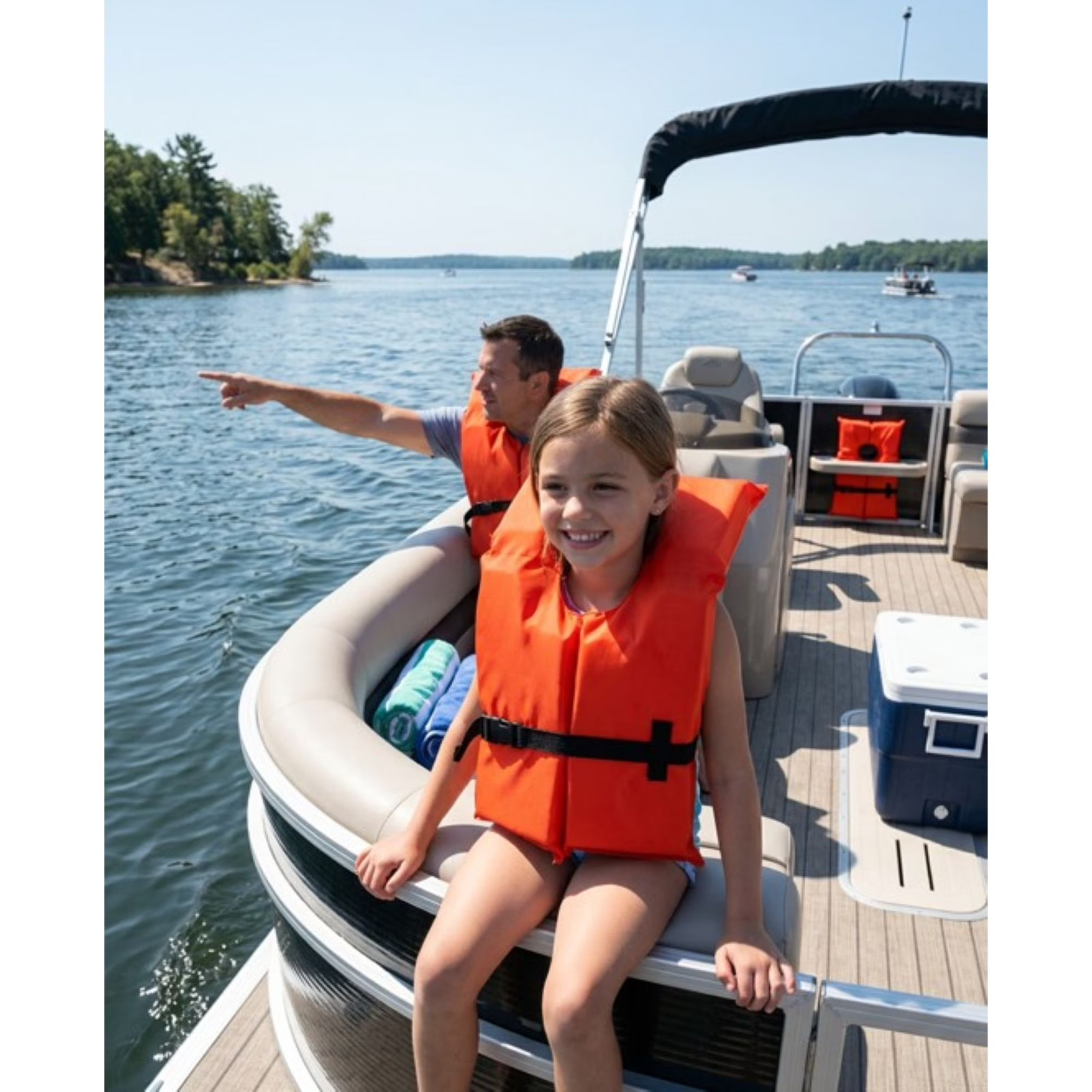 (2 pack) Ozark Trail Unisex Adult Type II PFD Life Jacket with Adjustable Belt i