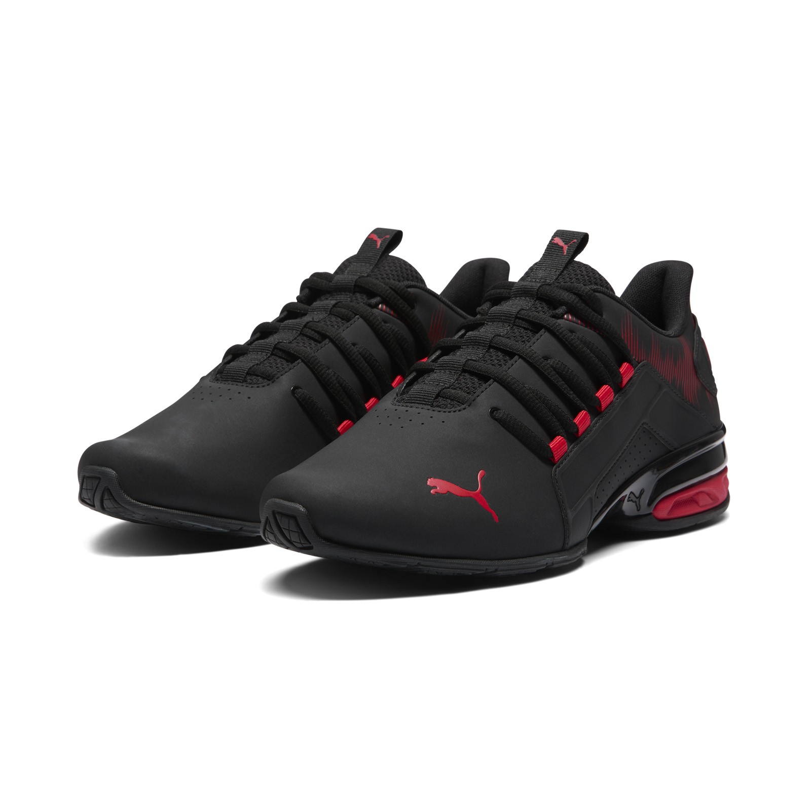 Puma Viz Runner Rapid NBK Sonic Drip Mens Black Athletic Running Shoes