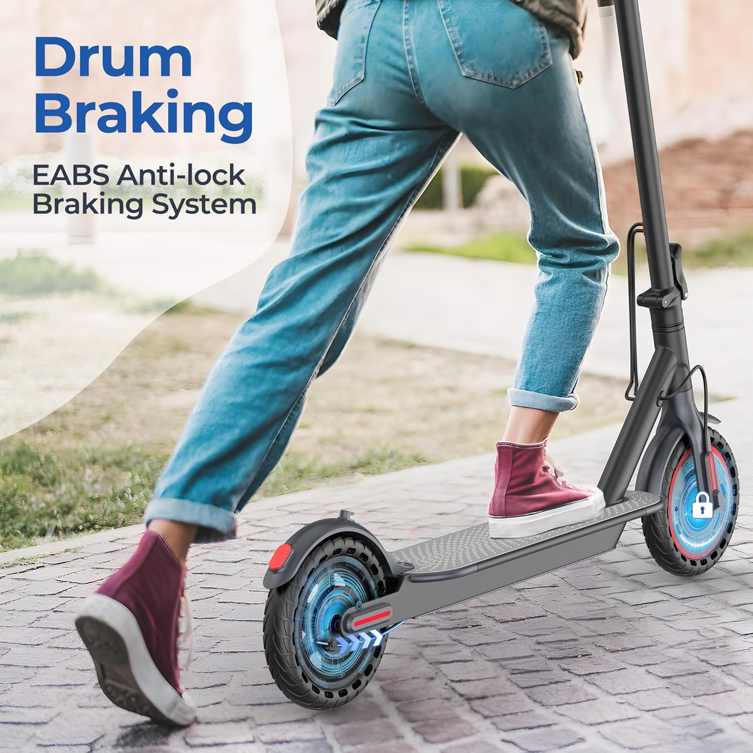 Electric Scooter, 8.5″ /10“Tire, 16/19/22Mph Top Speed, 12/22/28 Miles Long Rang