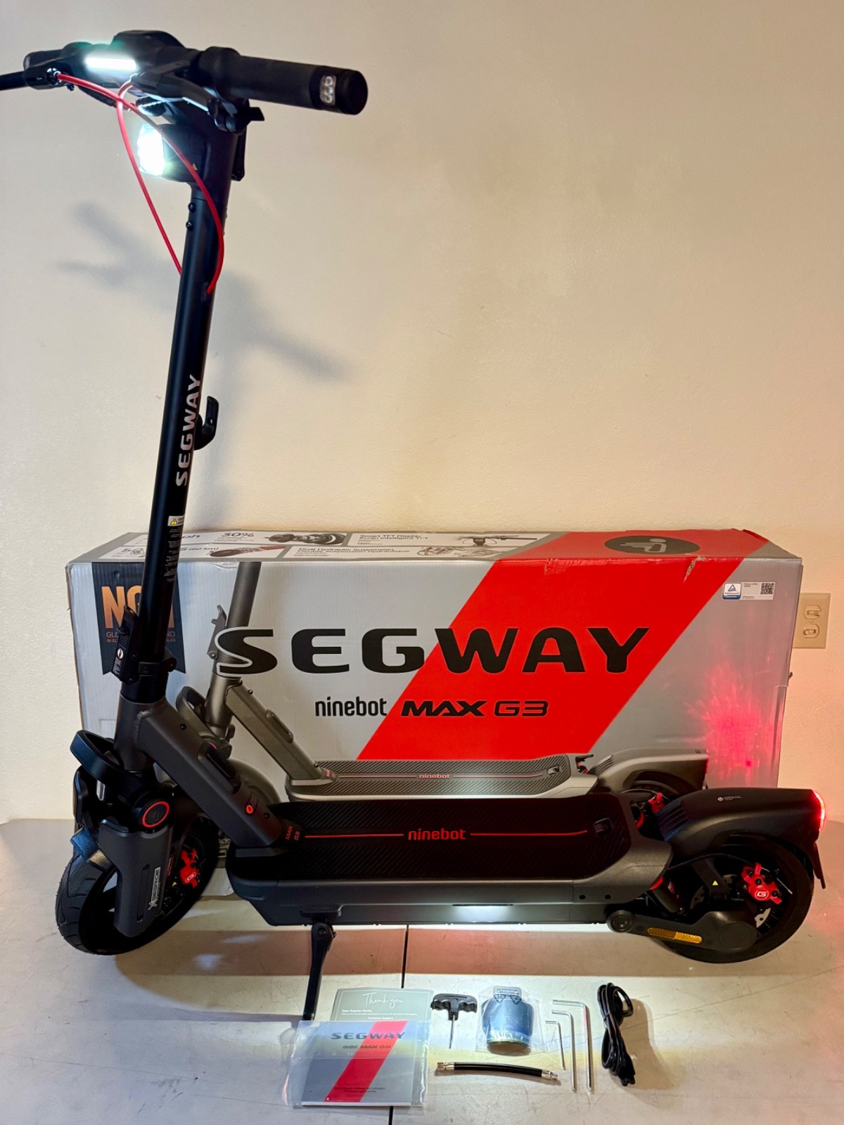 Segway – Ninebot Max G3 Electric Scooter, 28 mph Max Speed w/ 50 miles Max Range