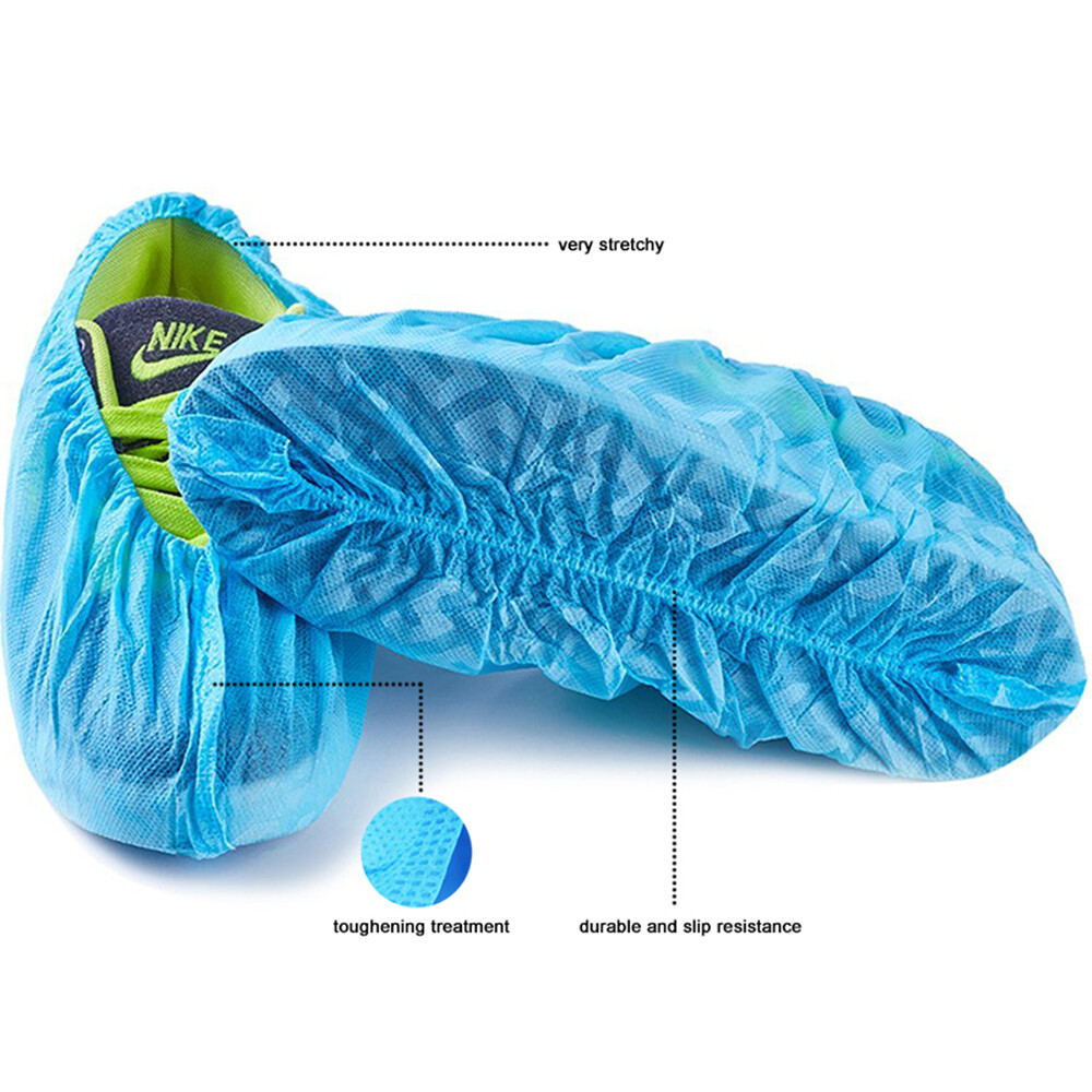100-1000 Count Disposable Shoe Covers Non-Woven Non Slip Durable