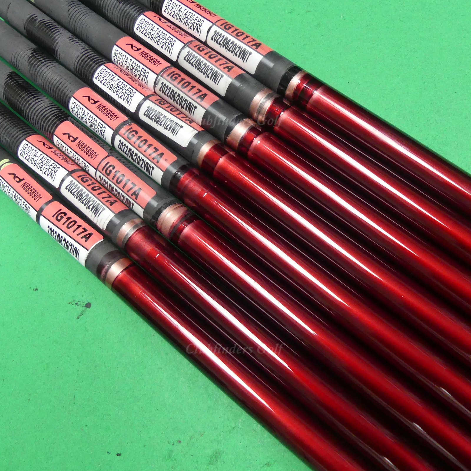 NEW Fujikura Ventus TR Red HB 5-A .370 Senior 41.5″ Hybrid Iron Shafts SET OF 8