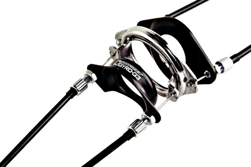 ODYSSEY GYRO 3 1-1/8″ BMX BICYCLE GYRO-DETANGLER COMPLETE KIT W/ BLACK CABLES