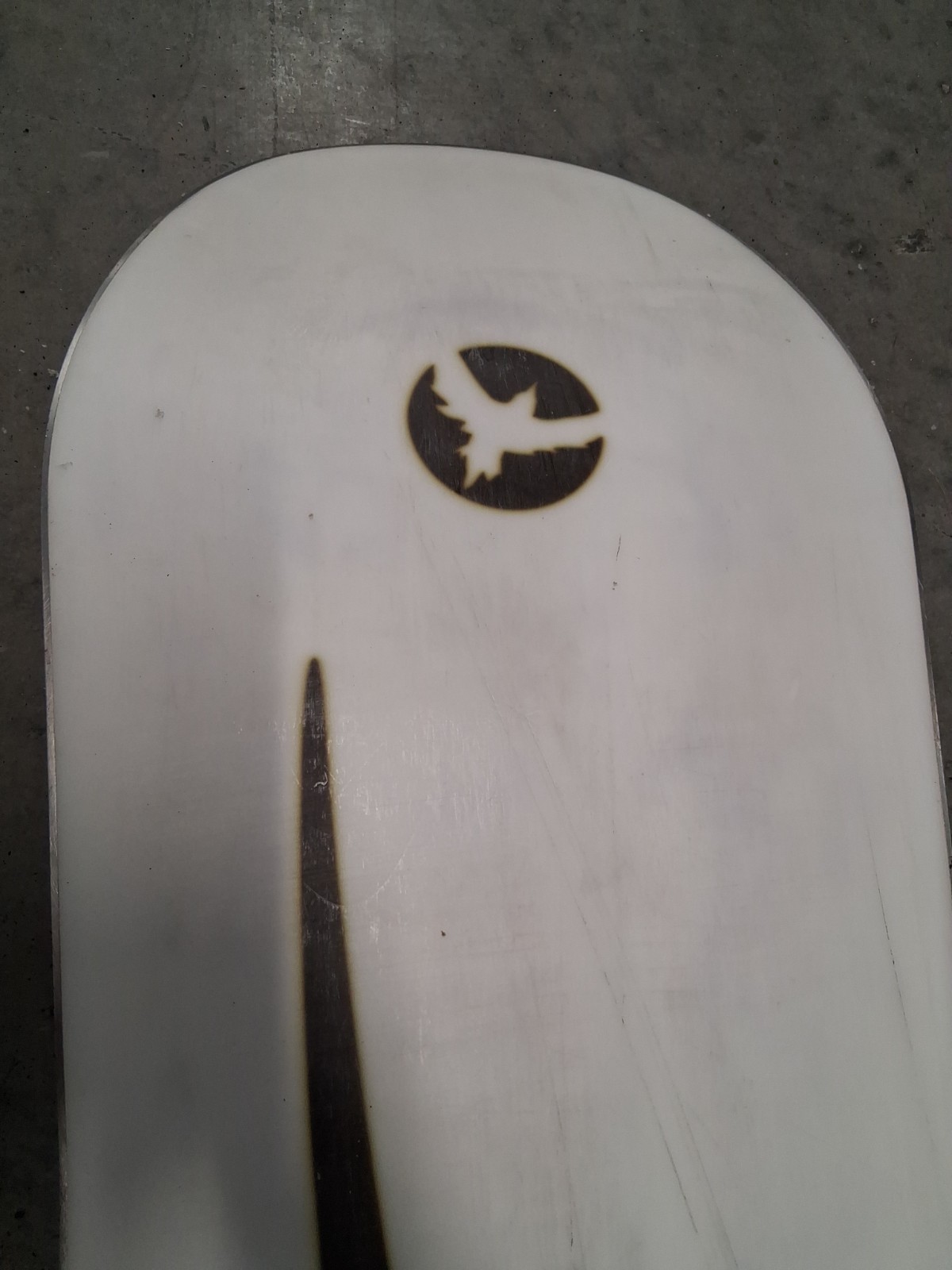 Milo x Sims Collaboration Snowboard 176 Cm Black White Stripe