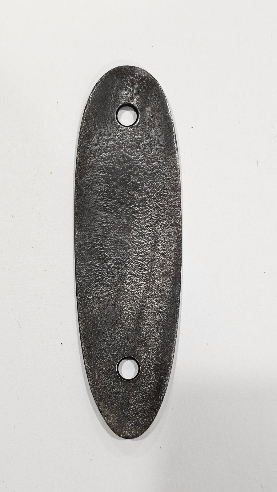 Unbranded Gun Metal Buttplate-OAL=4 1/8″ COHL=2 7/8″ W=1 1/4″(394)