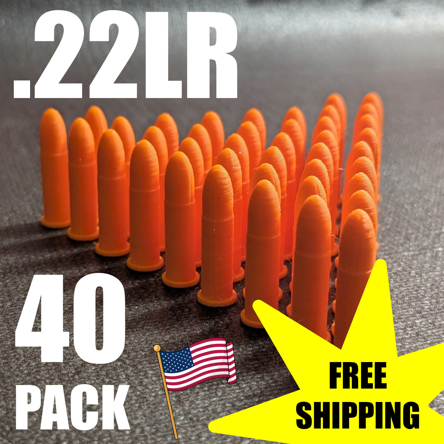 22LR SNAP CAPS (40pk, $0.27 per round) Dry Fire Safety Training Rimfire *USA