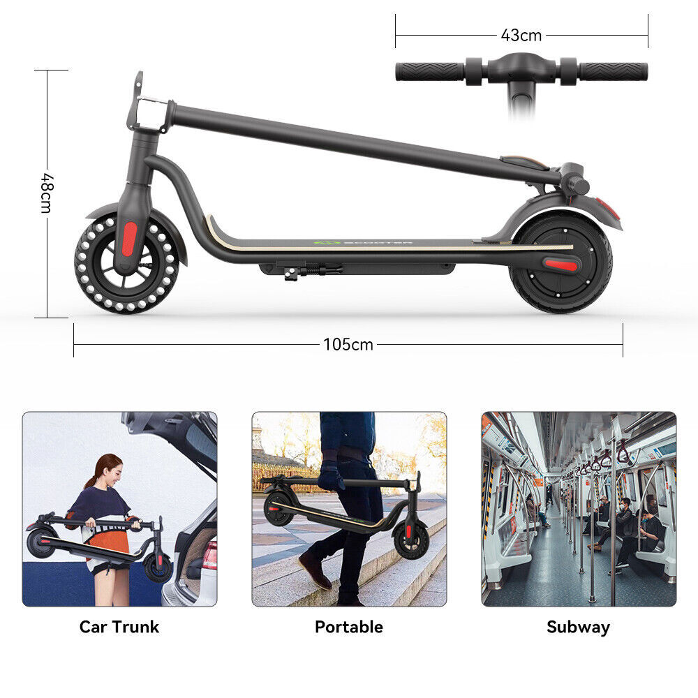 US ADULT ELECTRIC SCOOTER LONG RANGE FOLDIN E-SCOOTER 2024 SAFE URBAN COMMUTER