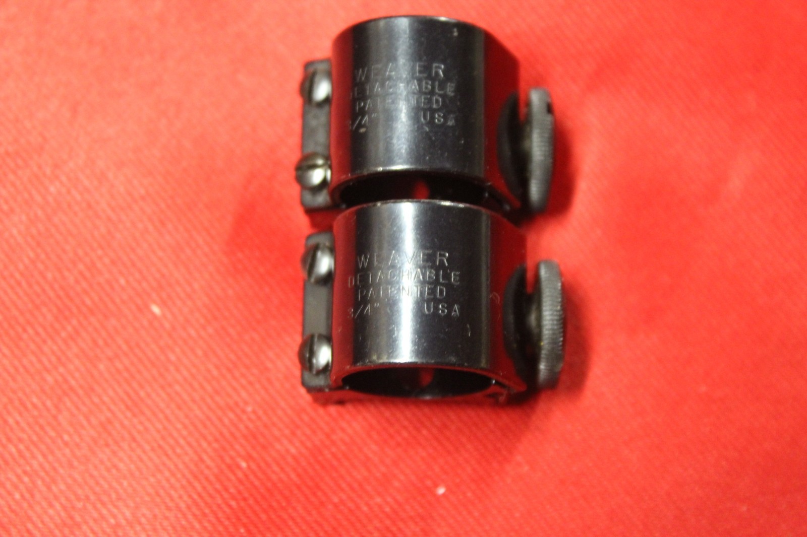 Vintage Weaver 3/4″ Low Detachable Top Mount Scope Rings – Excellent Condition