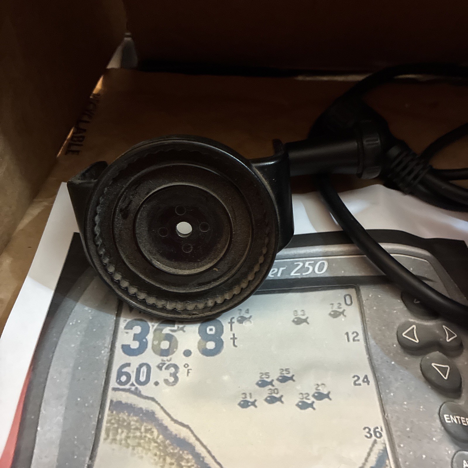 Garmin Fishfinder 250 Head Unit Only Fishing