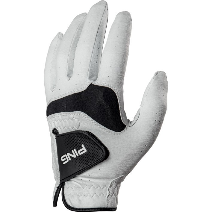 New Ping Sport Tech White Synthetic Leather Golf Glove Men’s RH Medium