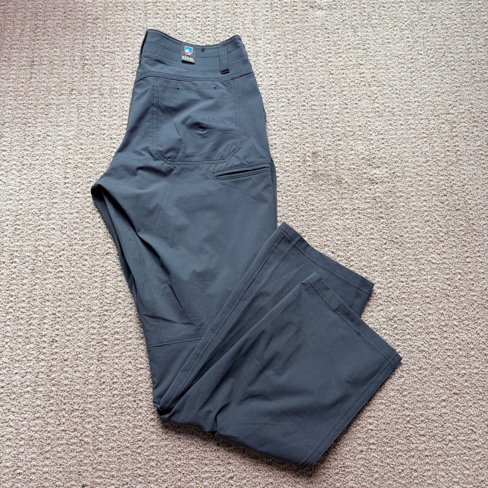 Kuhl Silencr Mens Pants 32×30 Charcoal Grey Ripstop Stretch Hiking Outdoor 5131