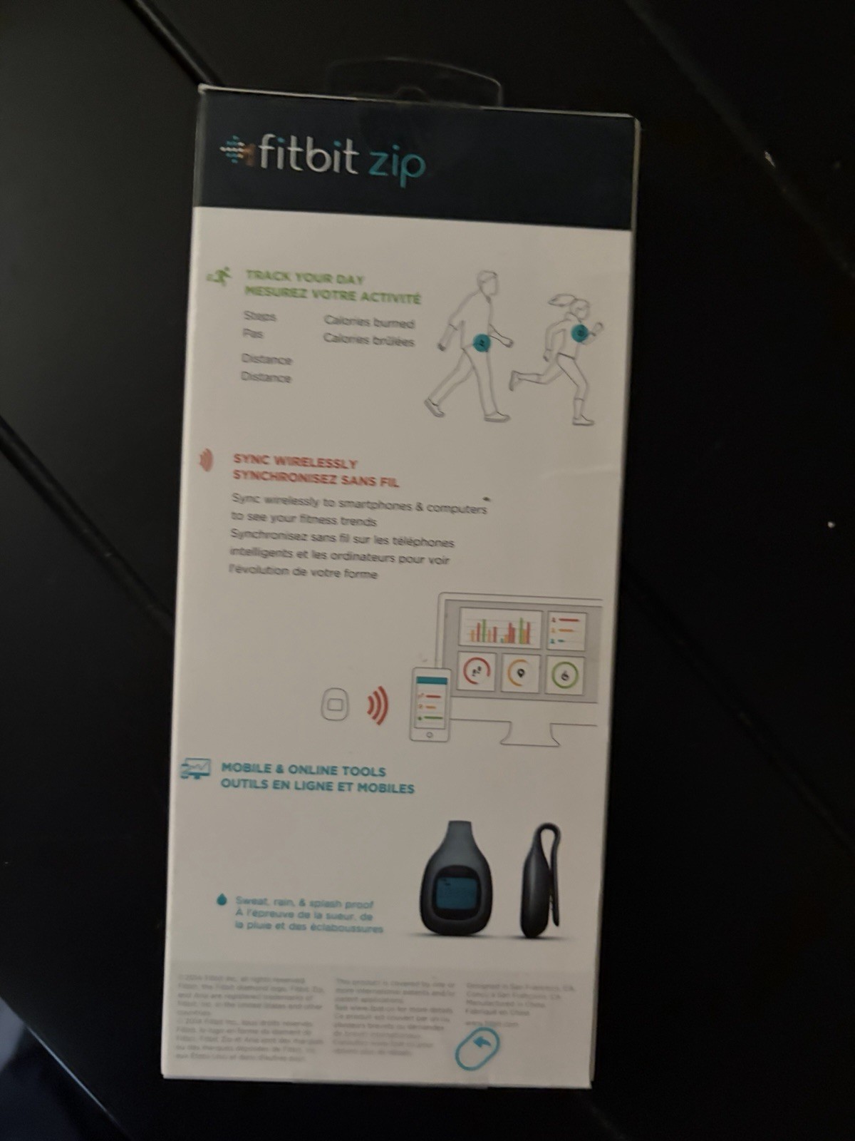 BRAND NEW SEALED Fitbit Zip Wireless Activity Tracker FB301C – Black