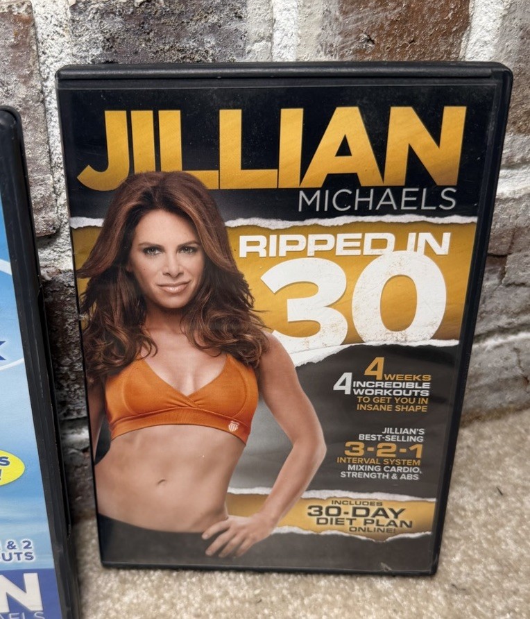 Jillian Michaels DVD Lot 5 Workout Fitness 30 Day Shred Ripped Biggest Loser