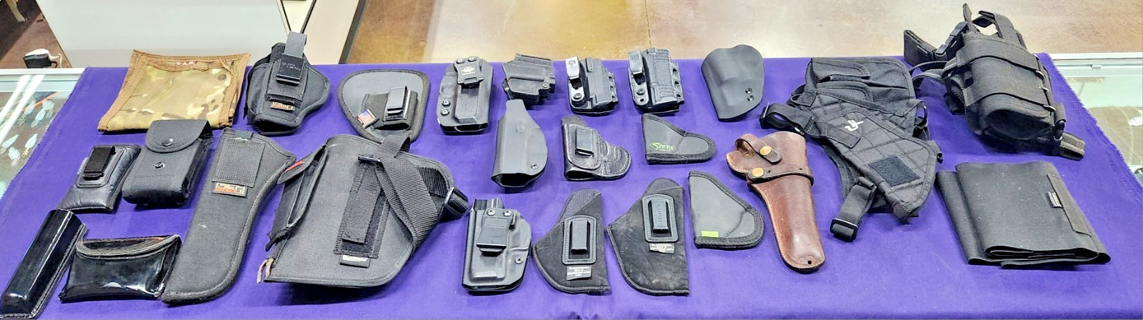 Mixed Lot of Preowned Holsters/ Other Accessories All Shapes & Sizes