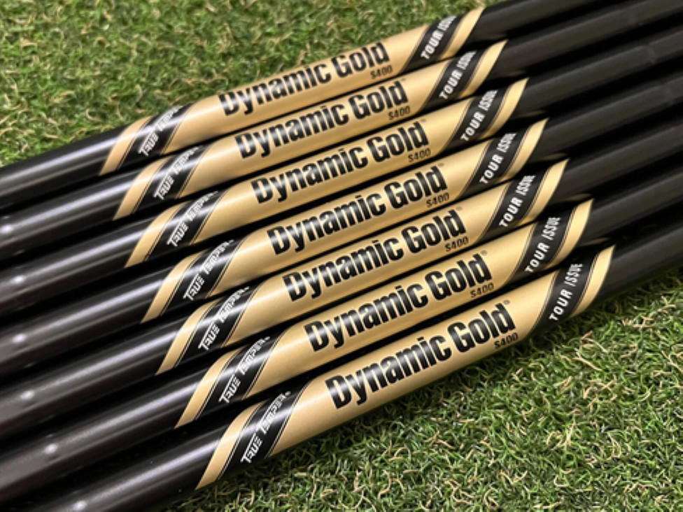 NEW True Temper Dynamic Gold Tour Issue Black Onyx Iron Shaft Set .355 Taper Tip