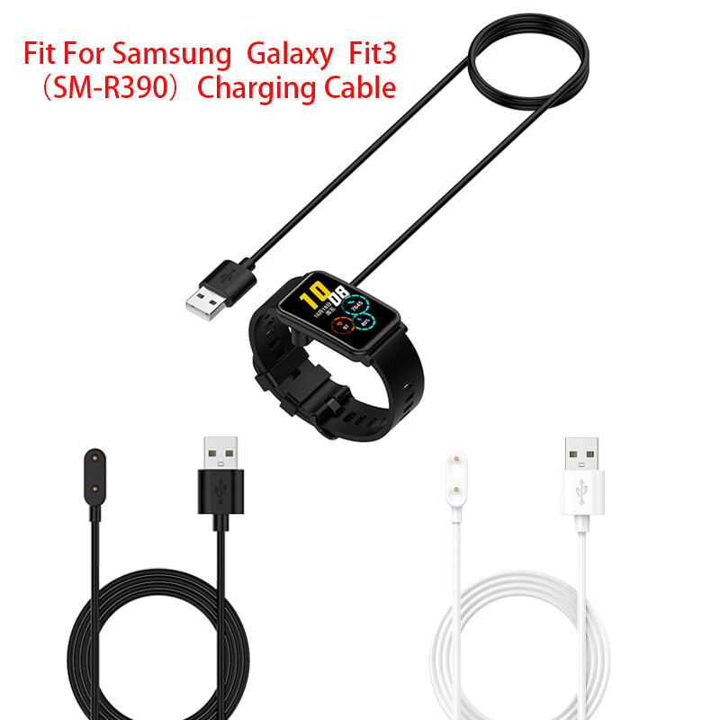 For Samsung Galaxy Fit 3 Smart Watch USB Charger Charging Cord Charge Cable