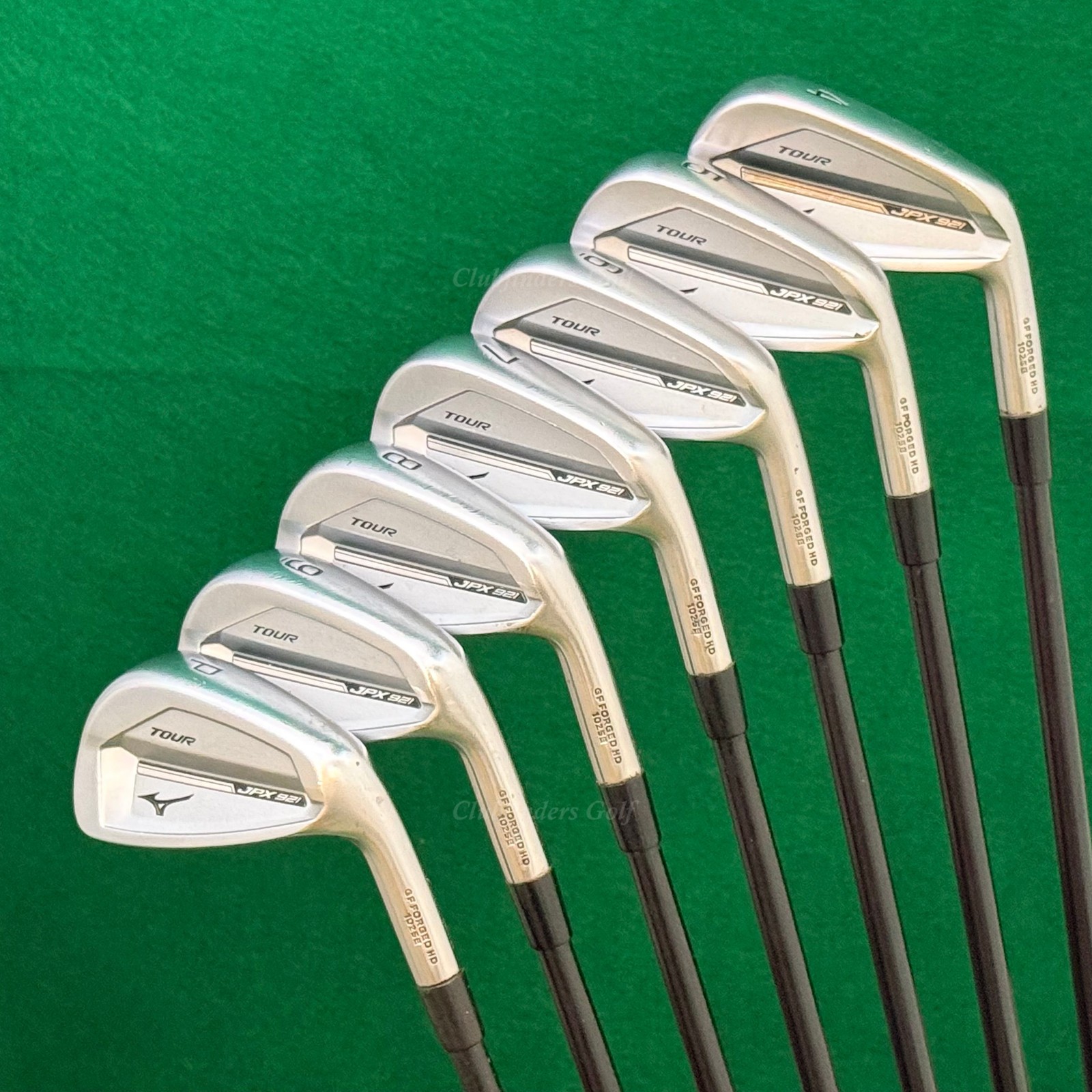 Mizuno JPX 921 Tour Forged 4-PW Iron Set Project X LZ 5.5 Onyx Steel Regular