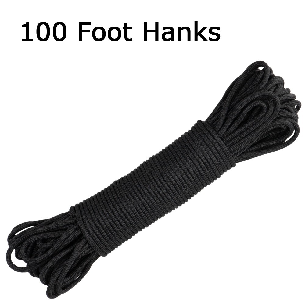 Type III 550 Paracord | 50 FT & 100 FT Hanks or 250 FT – 1000 FT Spools