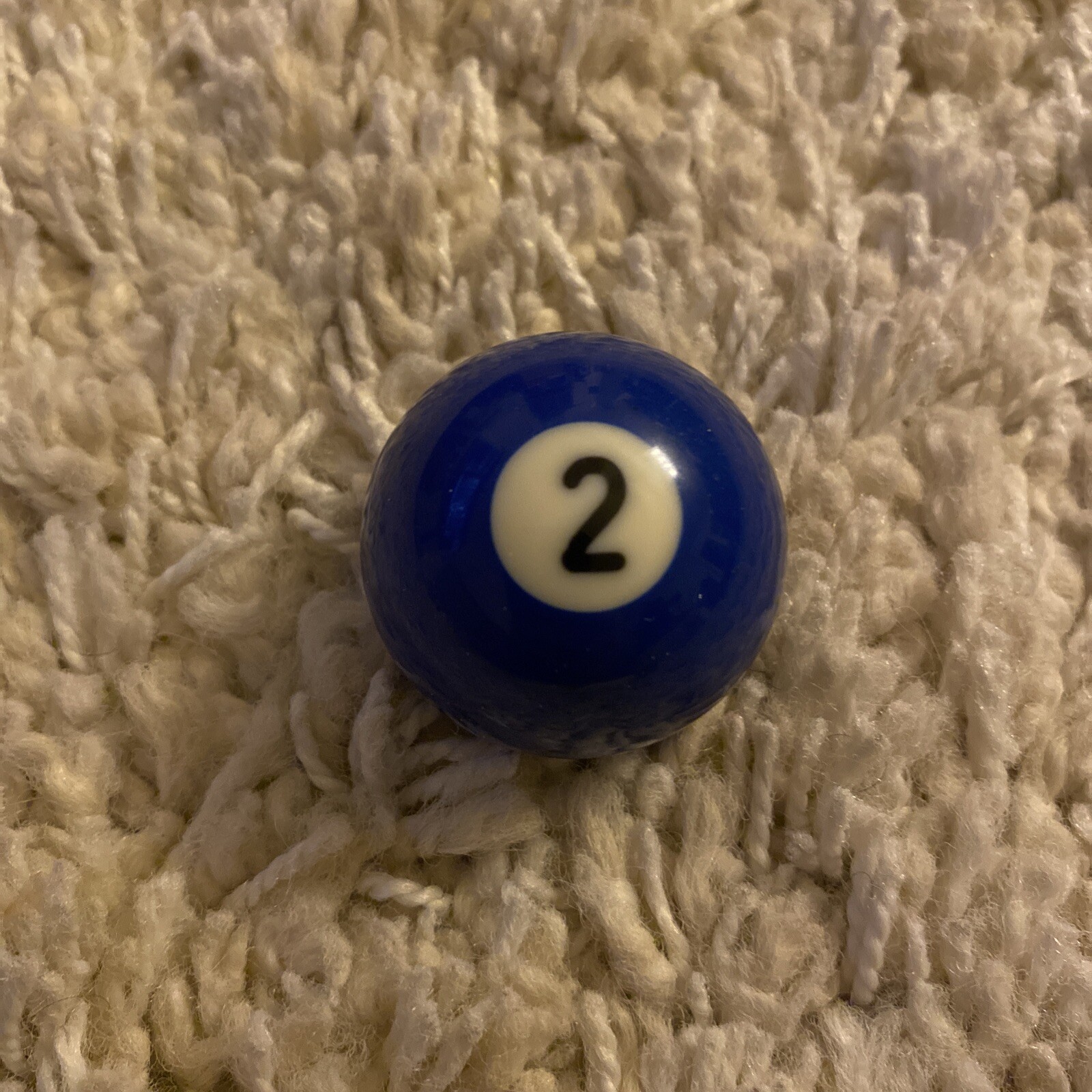 Replacement Mini Billard Pool Ball 1.5″ Ball Number #2 Solid Blue 1.2oz Small