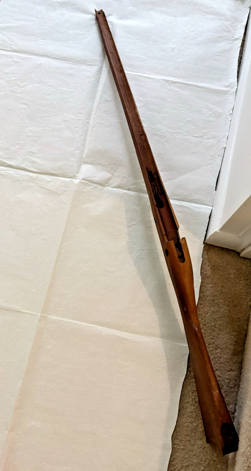 Antique Wooden Rifle Gun Stock 44 Inches Length
