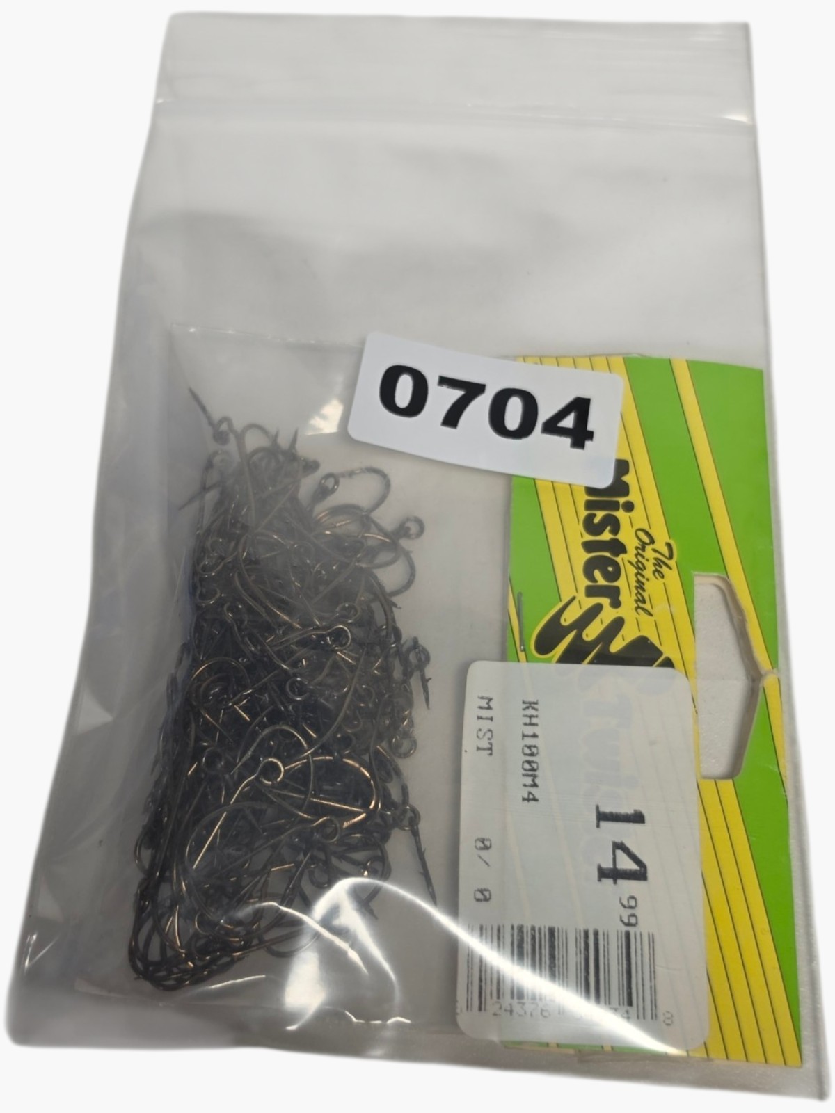 100 COUNT PACK Mister Twister Keeper Hook Bronze SIZE 4 NEW OLD STOCK NOS