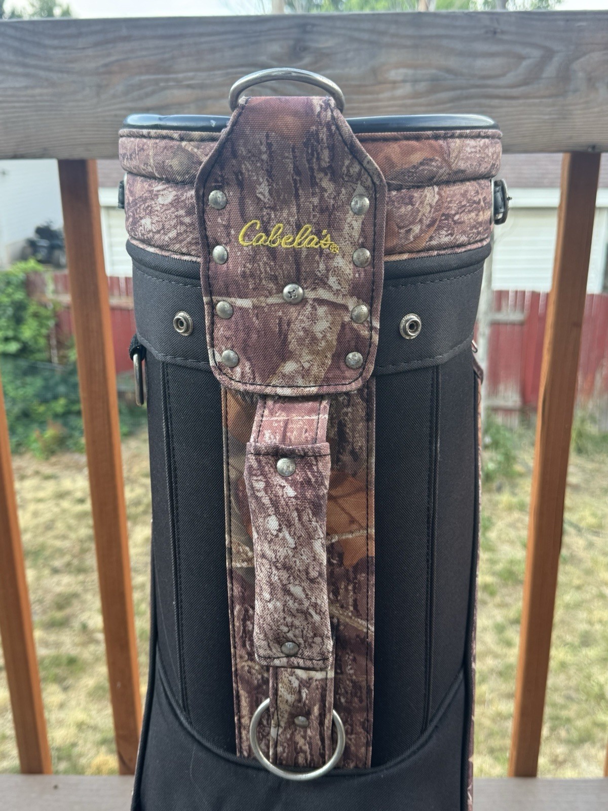 Cabela’s Golf Bag Staff Cart Camo/Black Store Display Unique 6-Way Divided