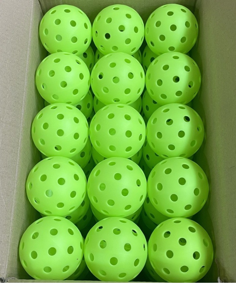 12 Pack of Pickle Balls, 40-hole TPE, Soft and Highly Elastic Pickleballs