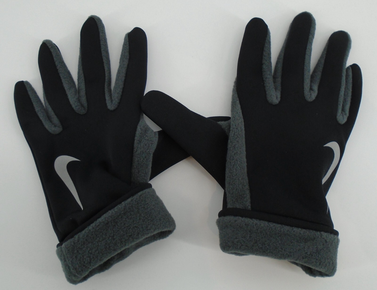Nike Therma-FIT Hat and Gloves Set Adult Men’s S/M Running Black/Silver