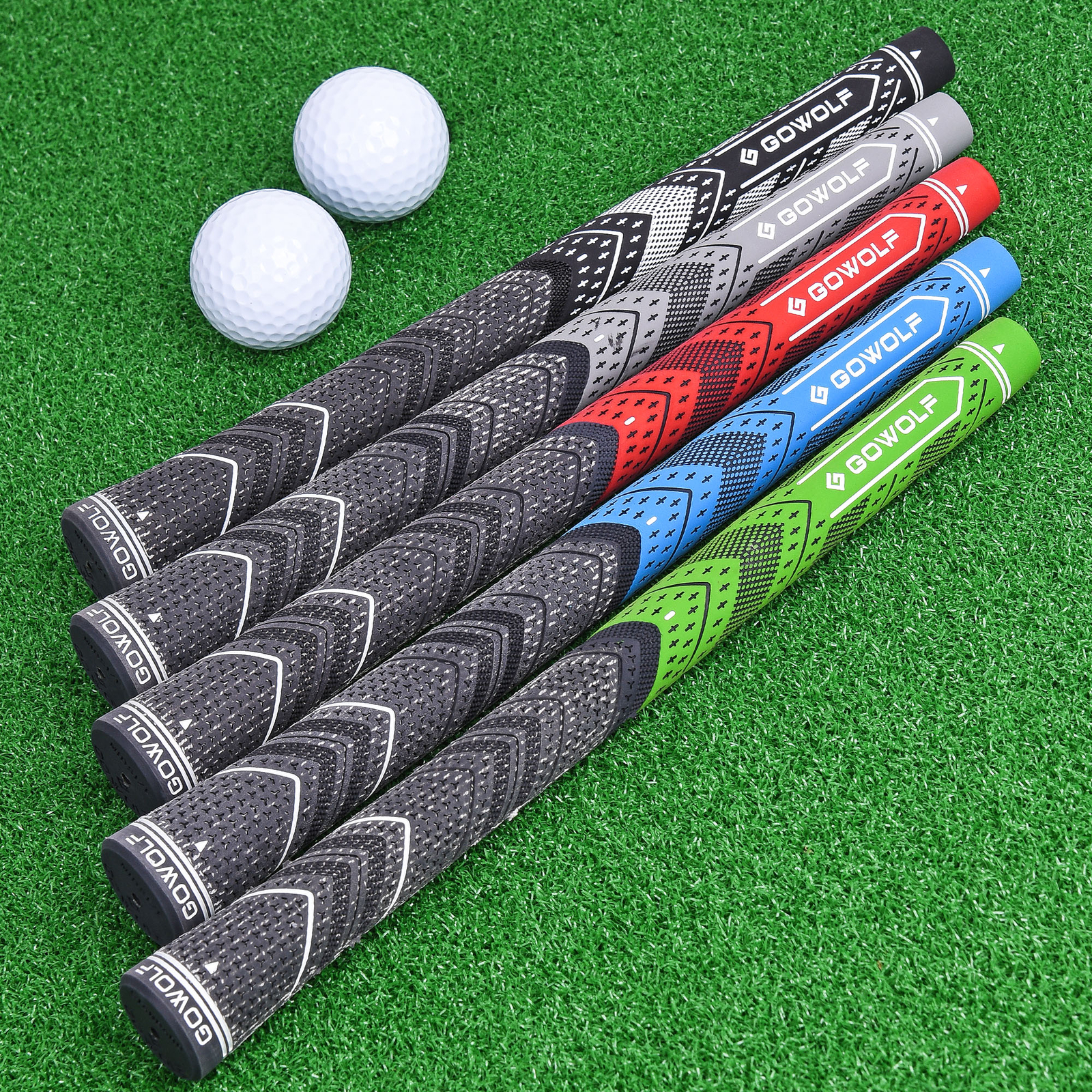13PCS/Pack Golf Grip Anti-Slip Cord Rubber Golf Iron Club Swing Grips
