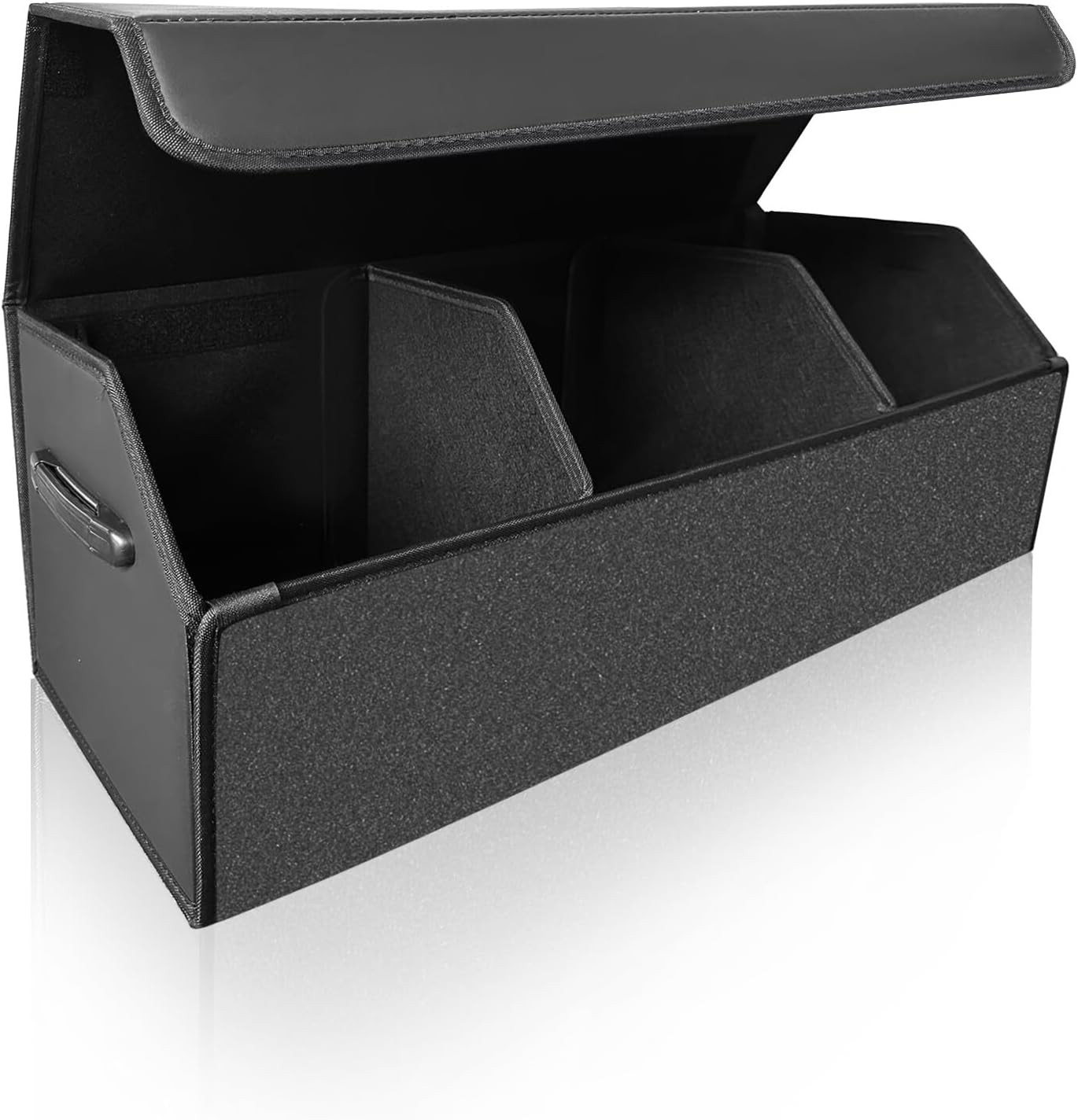 Extra Large Car Organizer for Trunk, Leather Storage Box