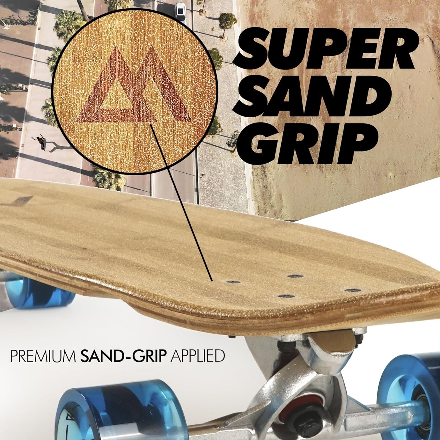 44″ Kicktail Cruiser Longboard Skateboard/`