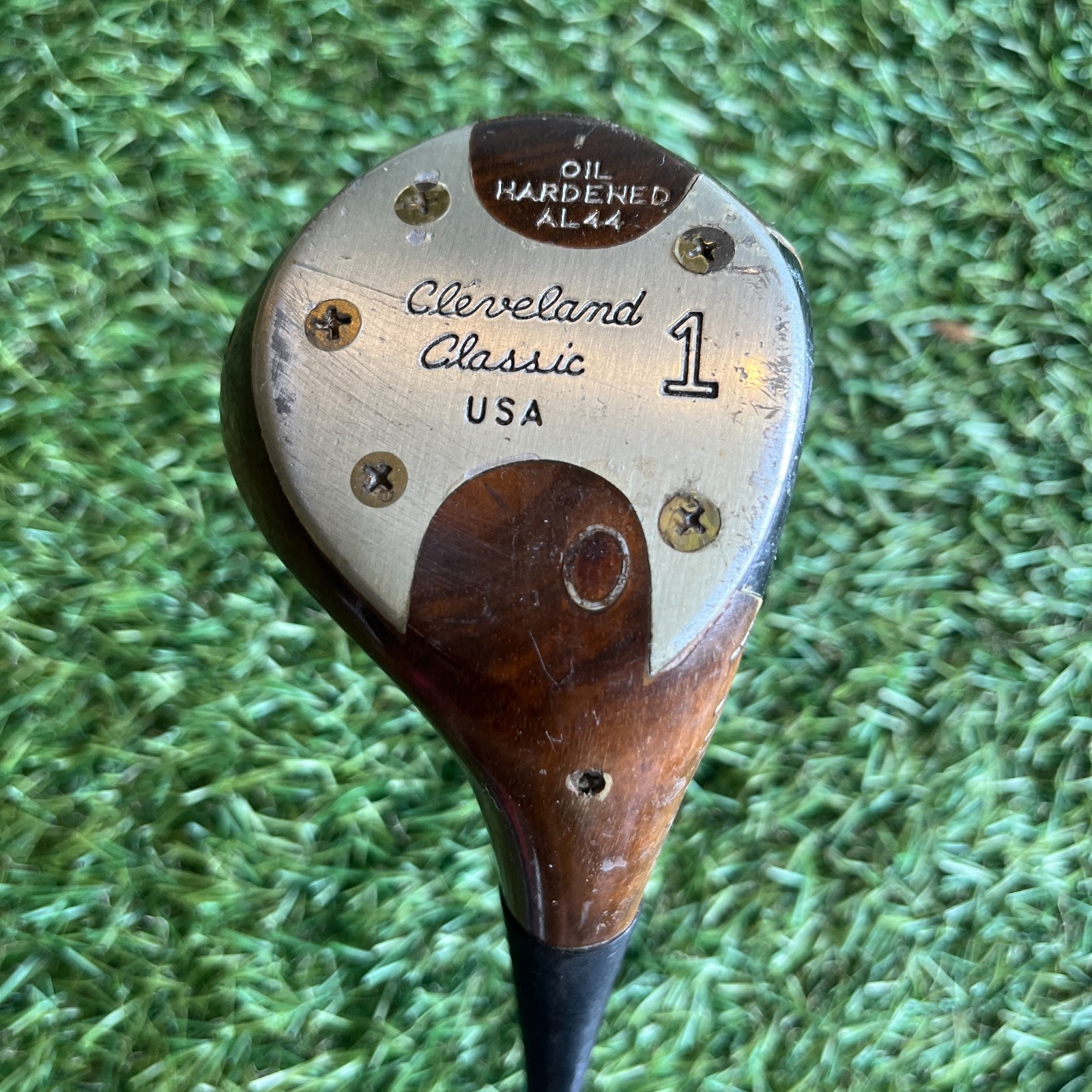 Cleveland Classic AL44 Persimmon 1 Wood Driver Macgregor Stiff Shaft Vintage