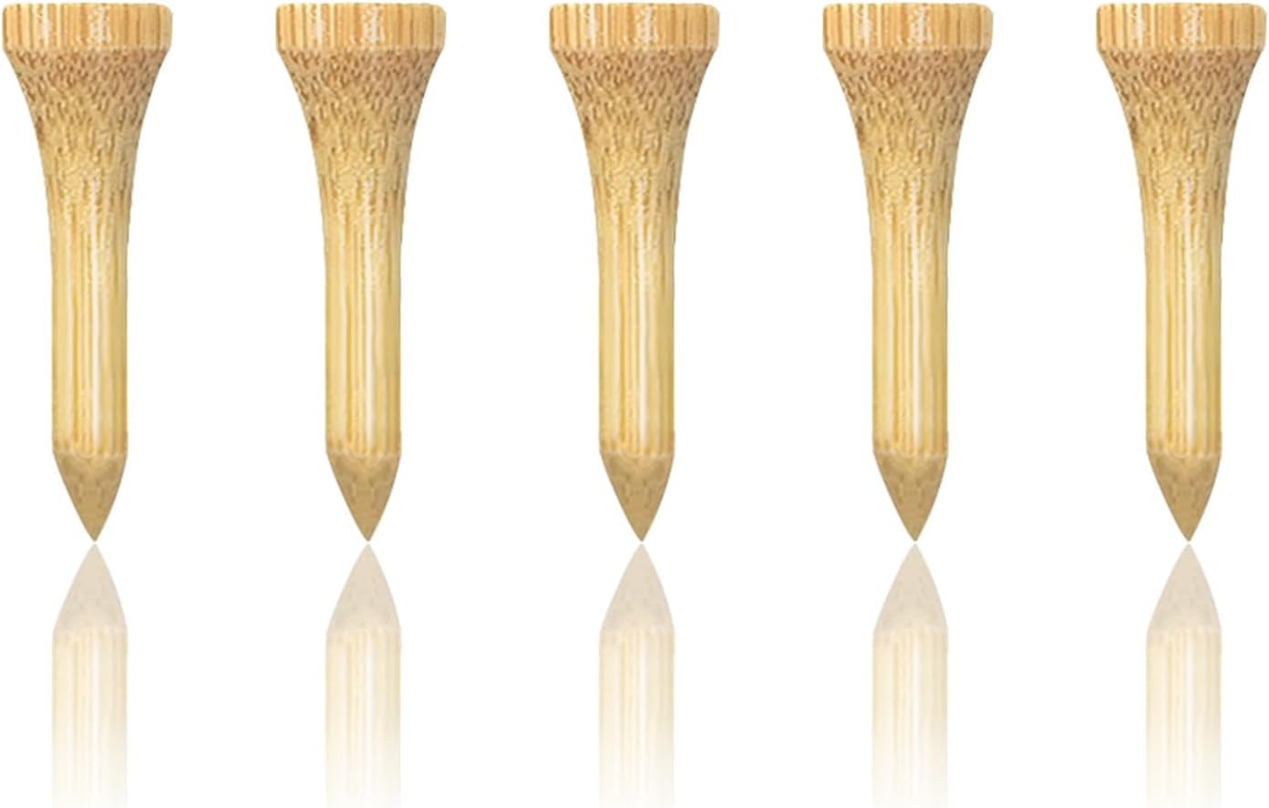 Wooden Golf Tees 1-1/2 inch 100 Count, 1.5″ Short Golf Wood Bamboo Tee…