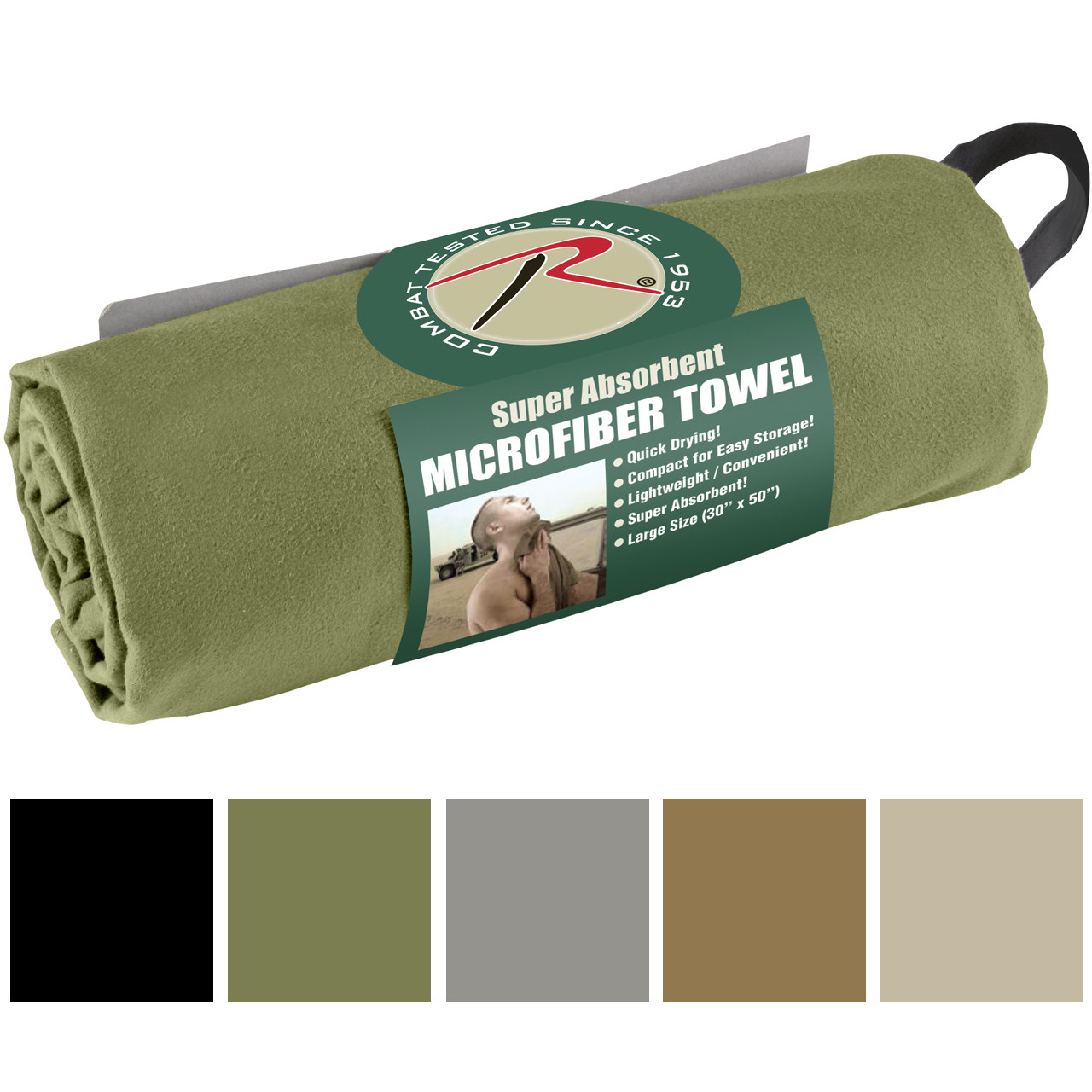 Microfiber Towel Quick Drying Absorbent Lightweight Packable Compact