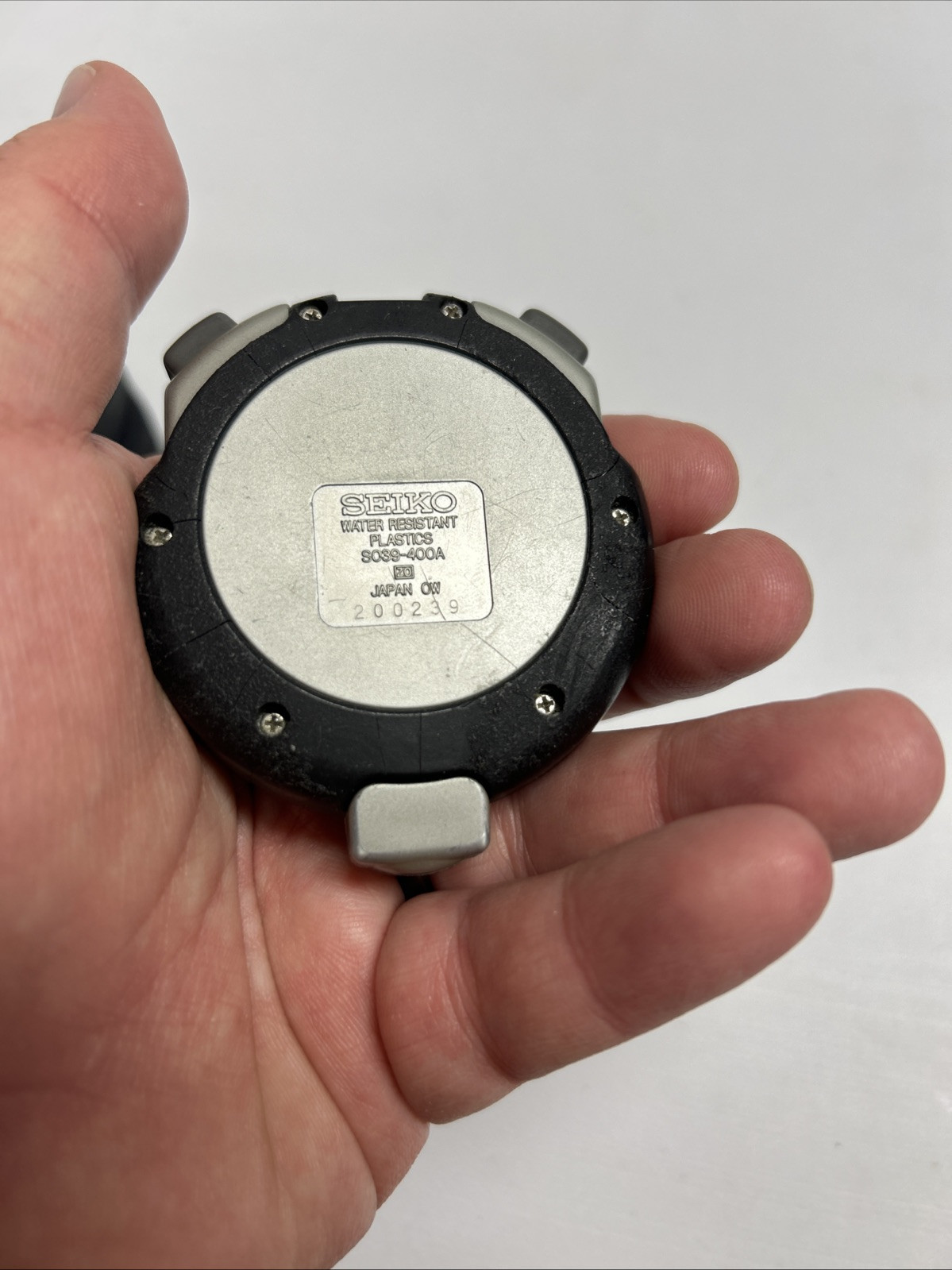 Stopwatch SEIKO S039-400A Decimal Japan With Case. Needs Battery. Sold Asis. 12