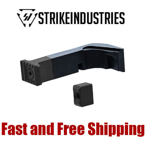 Strike Industries Aluminum Extended Mag Release for Gen 3 Glock 17,19,26 Black