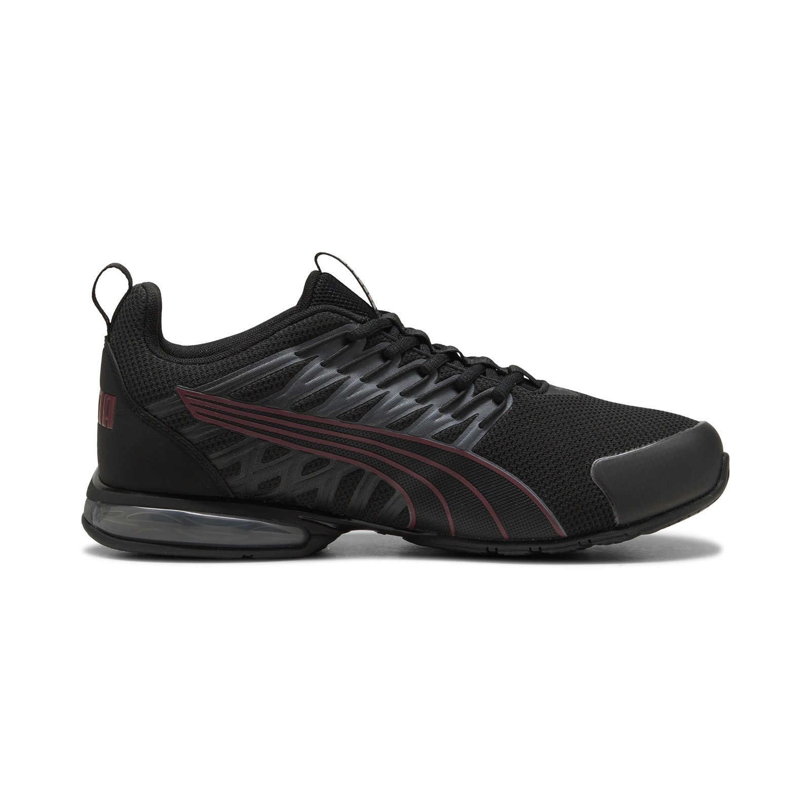 Puma Voltaic Evo 37960126 Mens Black Mesh Lace Up Athletic Running Shoes