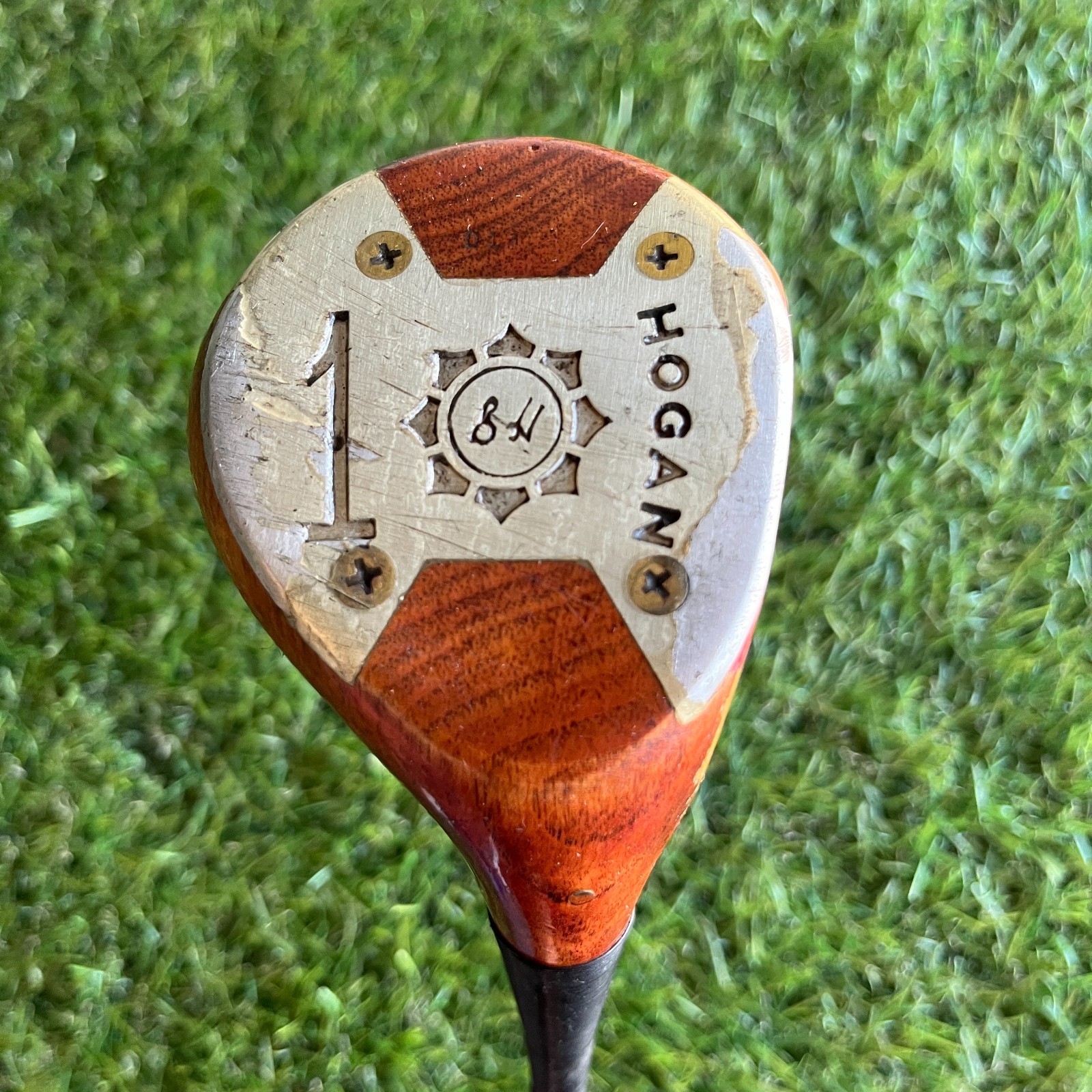 Ben Hogan Speed Slot Persimmon 1 Wood Driver Steel Stiff Steel Vintage Right