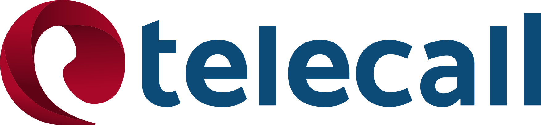 Logo Telecall - Horizontal (Sem Frase) - PNG